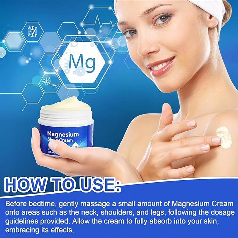 Magnesium Sleep Cream,Magnesium Cream,Topical Magnesium Relief Cream,Magnesium Soothing Sleep Cream,Magnesium Oil Spray,Magnesium Oil,Magnesium Spray for Feet,Magnesium for Sleep,Magnesium Sleep