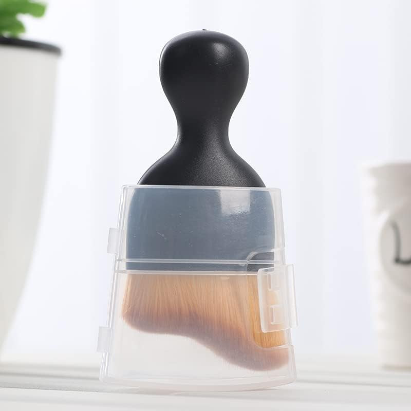Miracle Brush Tanner - Natural Streak-Free Fake Tan Applicator, Blending Blush Body Buffing Brush for Self Tanning Hands/Feet/Face