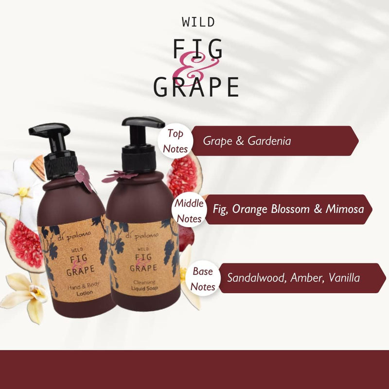 Vegan Wild Fig & Grape Handcare Essentials Collection. 240Ml Hand Soap & Hand & Body Loton. Luxury Hand Wash & Hand Cream. Pamper Gifts for Women. Vegan Hand & Body Moisturiser. Vegan Gifts.