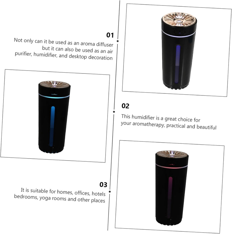 Aroma Essential Oil Diffuser Humidifier for Car Portable Silent Essential Oil Diffuser