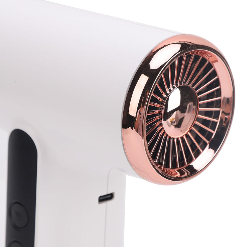 Hair Dryer, 3 Speeds 3 Temp USB Rechargeable Cordless Hair Dryer, Portable Small Blow Dryer with Digital Screen for Dorm Camping Travel Home, Travel Hair Dryer for Women Kids Men