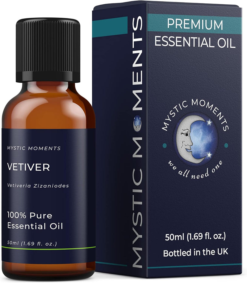 | Vetiver Essential Oil 100Ml - Pure & Natural Oil for Diffusers, Aromatherapy & Massage Blends Vegan GMO Free