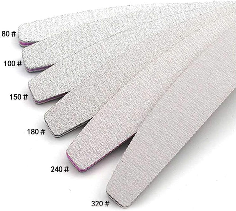 Professional Nail File Double Sided Grit 240/320 Buffer Emery Board Manicure Tools for Nail Grooming and Styling, Acrylic Gel Nail Buffer File Block Nail Polisher - 15 Pcs (240/320)