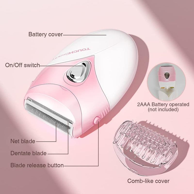 2025 Upgrade Electric Shaver for Women, Razor Cordless for Silky & Smooth Skin, Wet/Dry, Best for Travel Gray