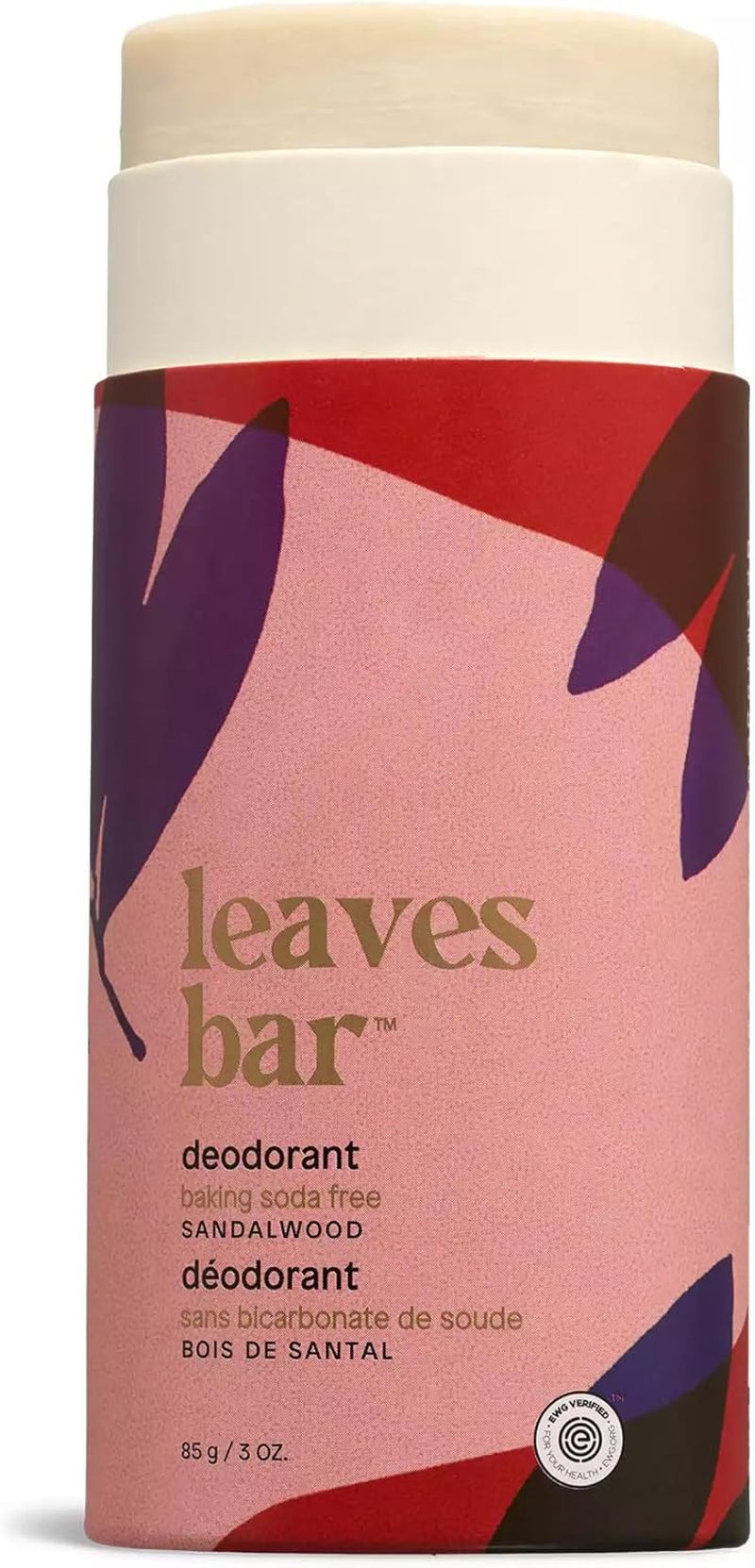 Natural Deodorant, Aluminum-Free, Odor Control & Long Lasting, Nourishing Ingredients, Castor and Jojoba Oils, Baking Soda-Free, EWG Verified, for Men and Women, Sea Salt, 85 G