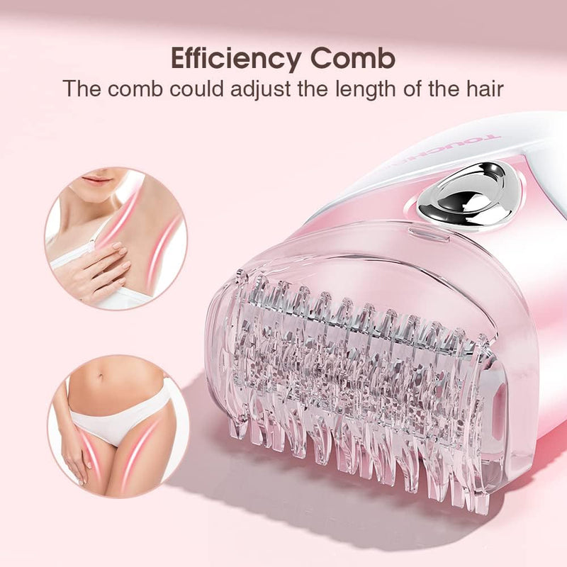 2025 Upgrade Electric Shaver for Women, Razor Cordless for Silky & Smooth Skin, Wet/Dry, Best for Travel Gray