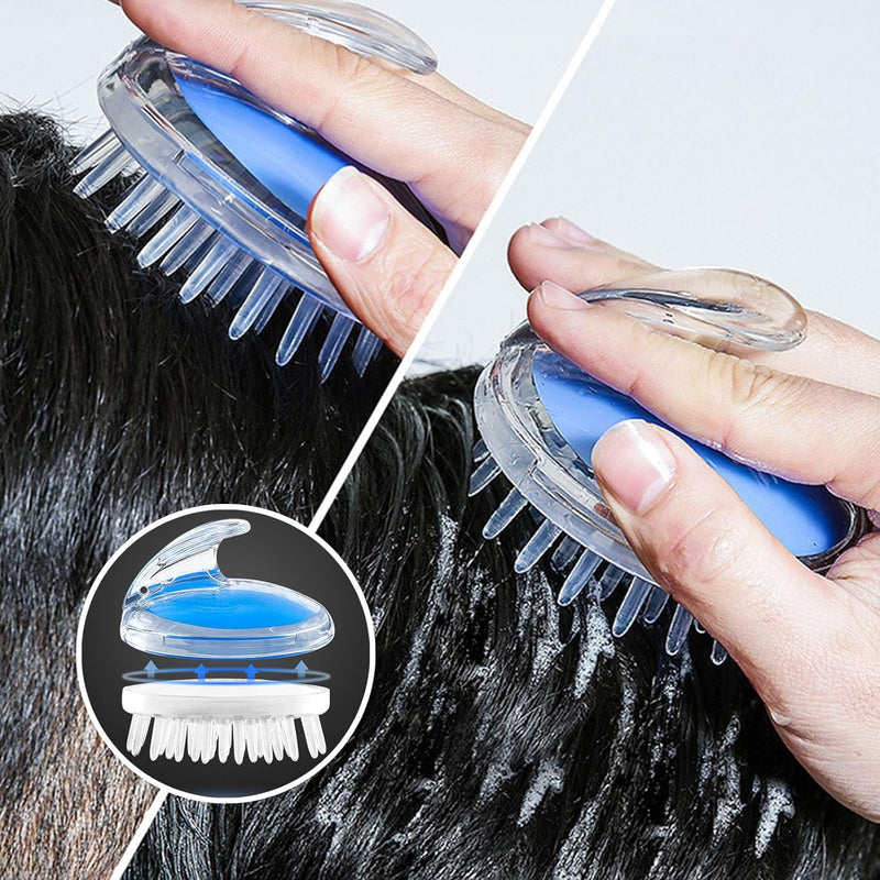 Hair Brush Set Curly Hair Brush Detangling Brush 7 Row Styling Brush for Detangling,Separating,Shaping and Defining Curls,Includes Scalp Massager,Hair Pins,Silk Bonnet for Sleeping,Spray Bottle
