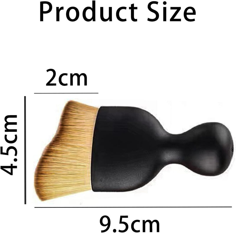 Miracle Brush Tanner - Natural Streak-Free Fake Tan Applicator, Blending Blush Body Buffing Brush for Self Tanning Hands/Feet/Face