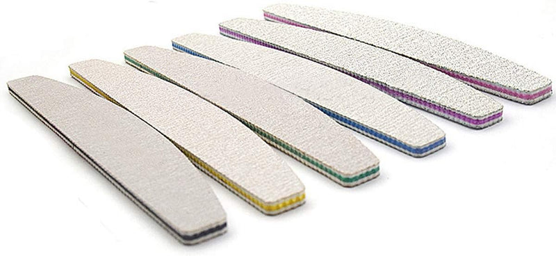 Professional Nail File Double Sided Grit 100/150 Buffer Emery Board Manicure Tools for Nail Grooming and Styling, Acrylic Gel Nail Buffer File Block Nail Polisher - 15 Pcs (100/150)