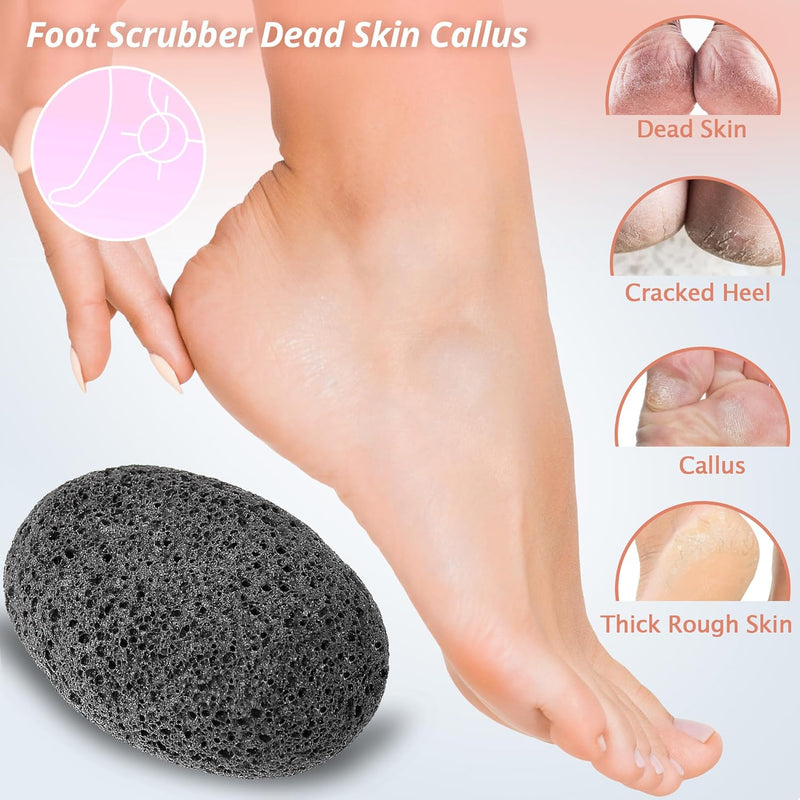 Pumice Foot Stone 1 Pcs - Pedicure Scrubber - Foot File and Callus Remover for Skin Exfoliation