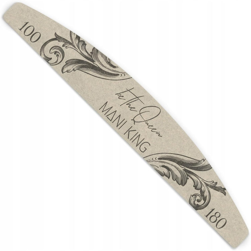 ROYAL - Half Moon Nail File for Professional Use (10 Pieces)